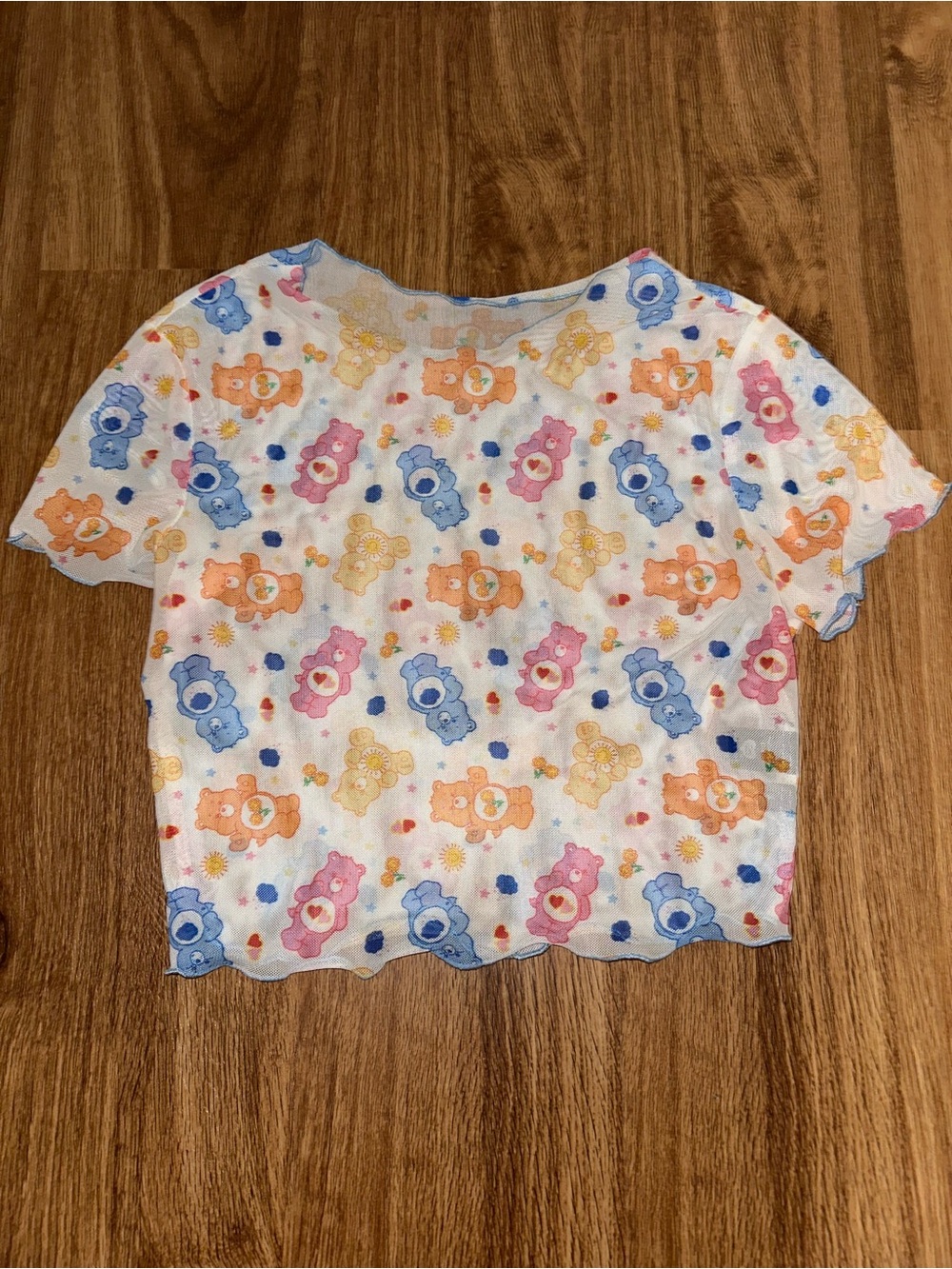 Care Bears Sheer Cropped Tee